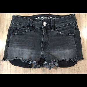 American Eagle distressed denim jean shorts